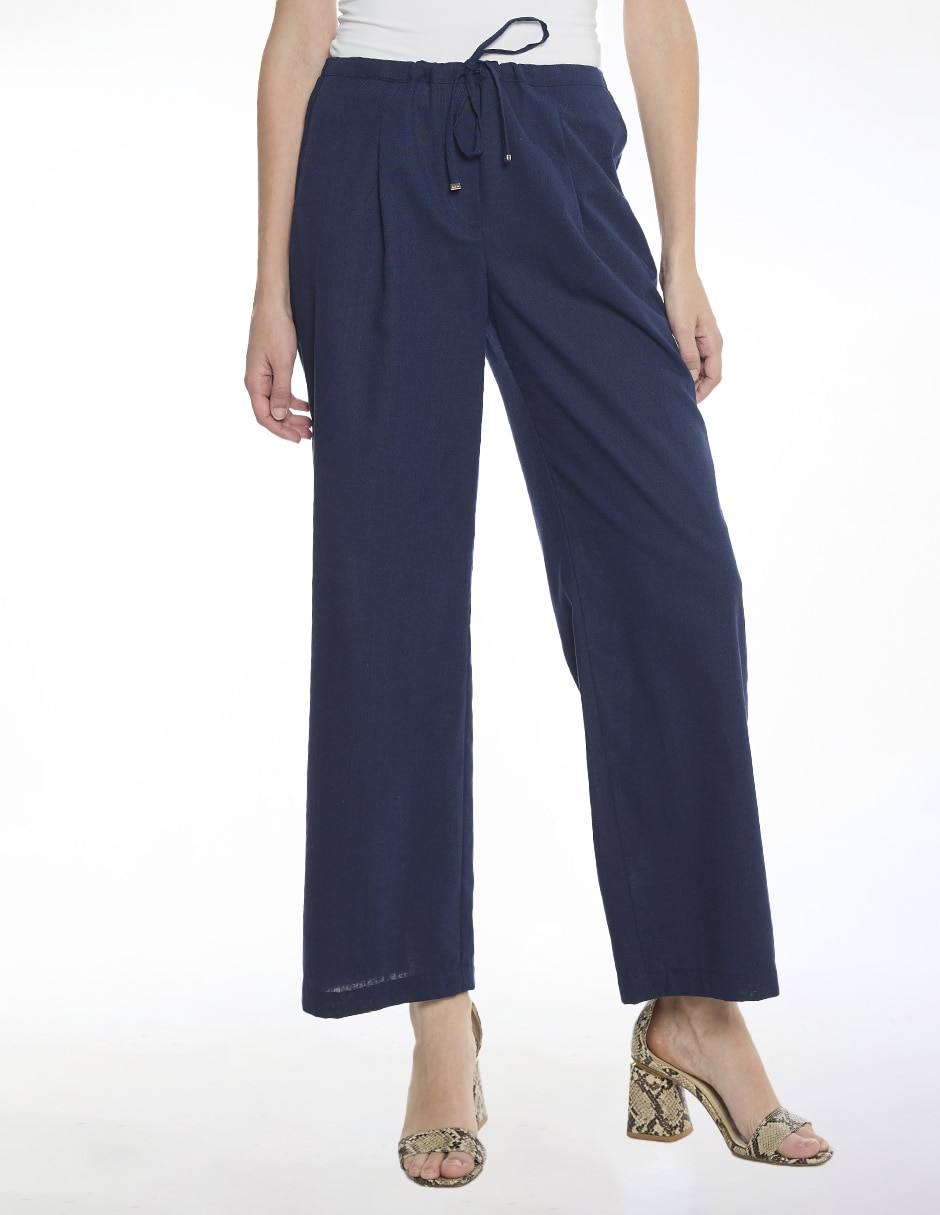 Pantalón relajado regular para mujer