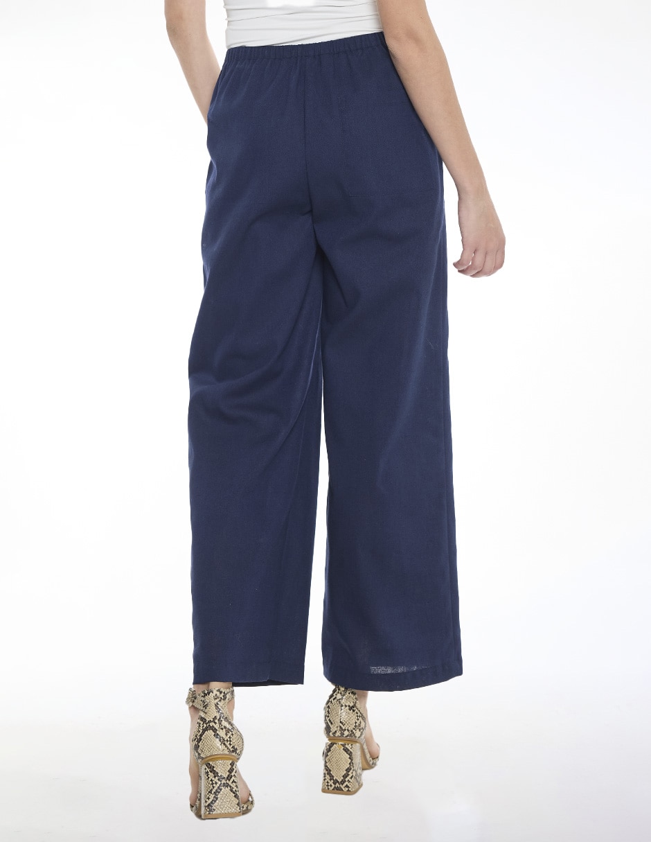 Pantalón relajado regular para mujer 4