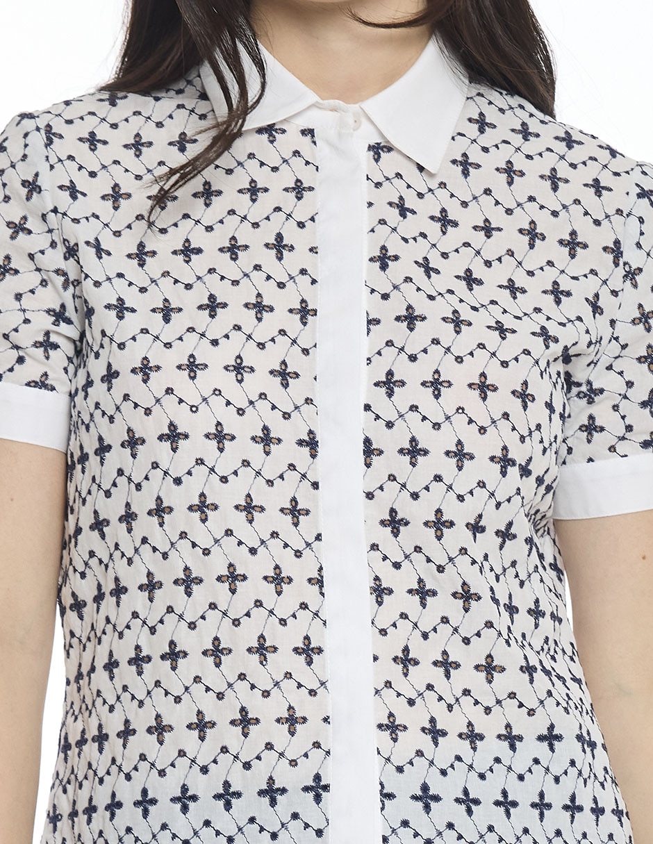 Blusa Hazel manga corta para mujer 4