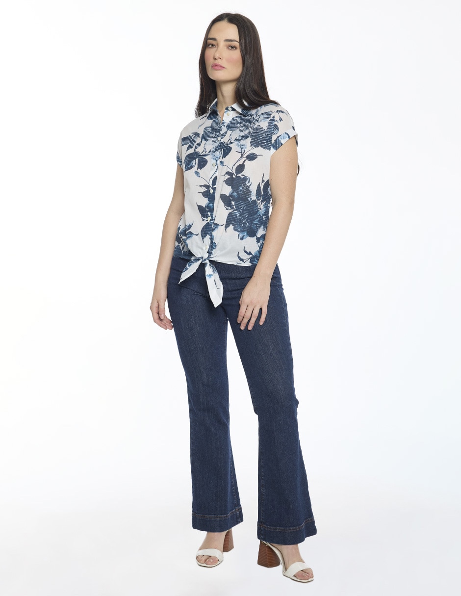 Blusa Hazel manga corta para mujer 5