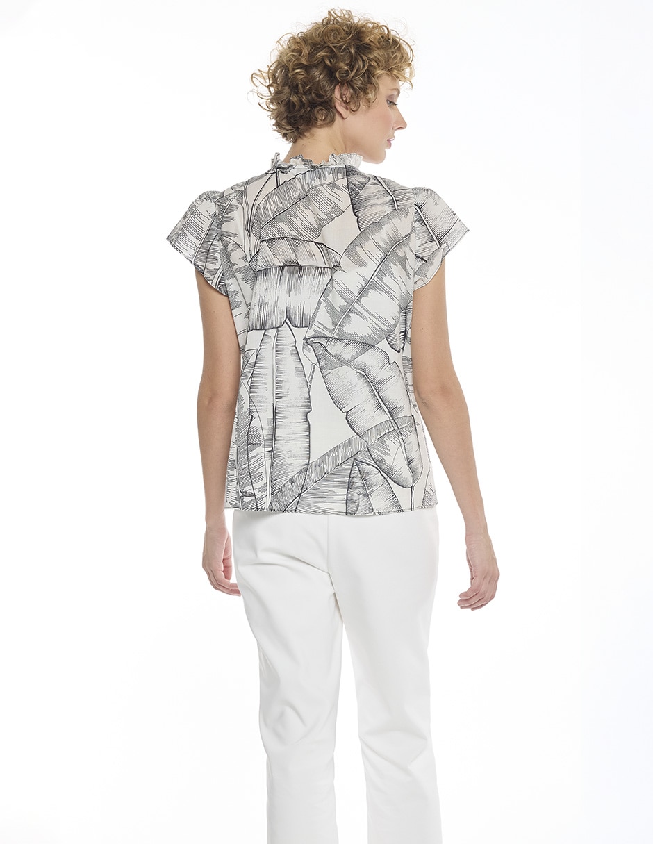 Blusa Hazel manga corta para mujer 3