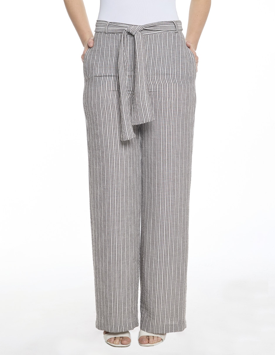 Pantalón de vestir amplio para mujer