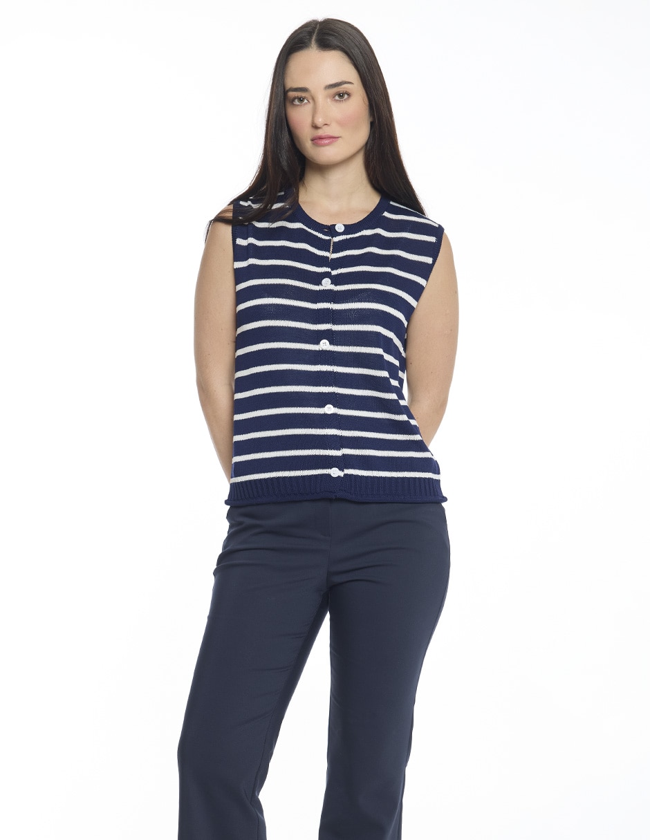 Blusa Esenciales sin manga para mujer