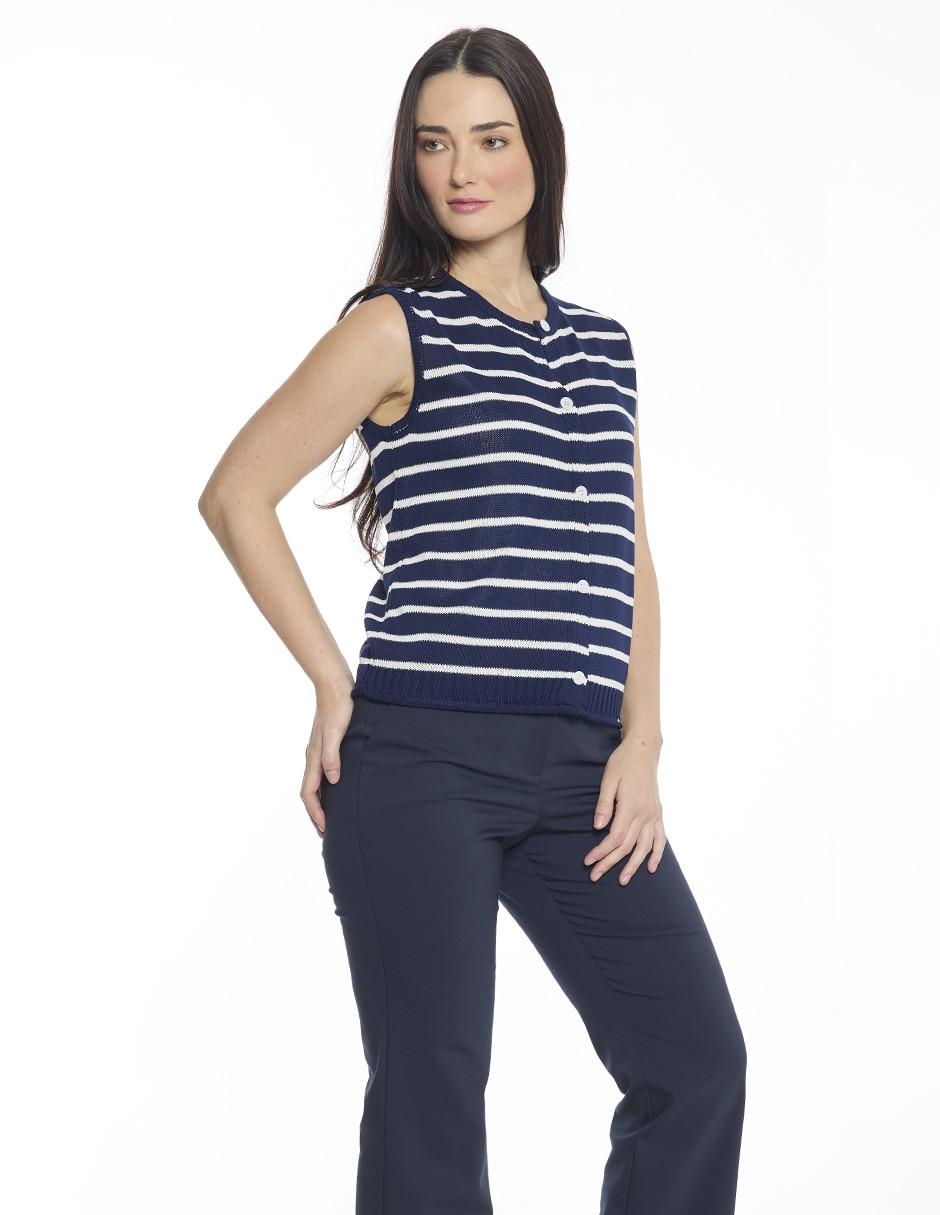 Blusa Esenciales sin manga para mujer 2
