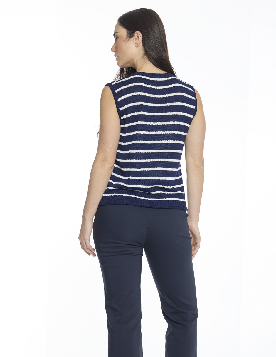 Blusa Esenciales sin manga para mujer 3
