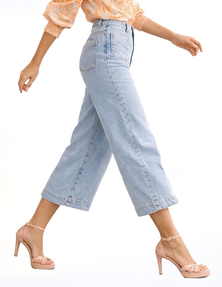 Jeans wide leg para mujer 3