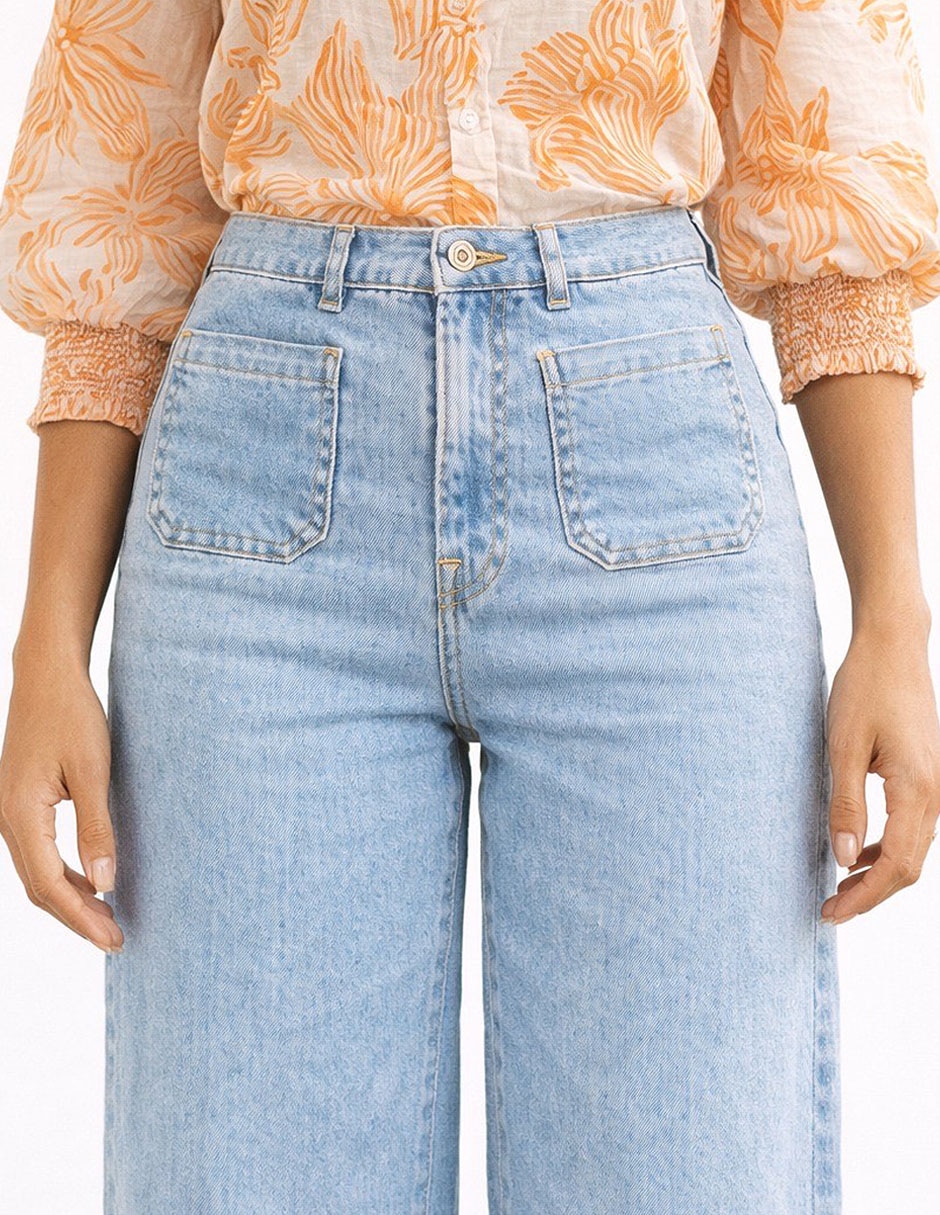 Jeans wide leg para mujer 5