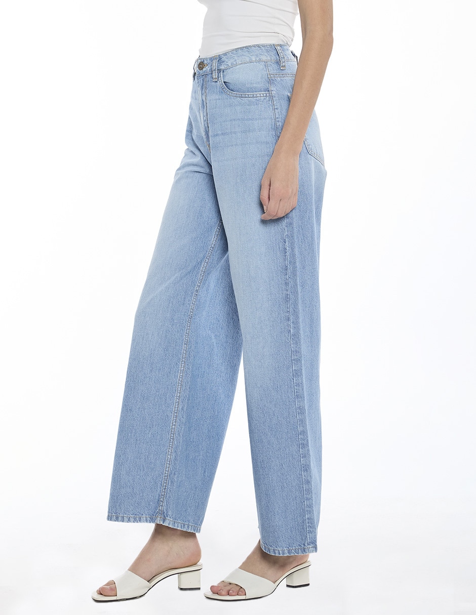 Jeans coulotte straight para mujer 3