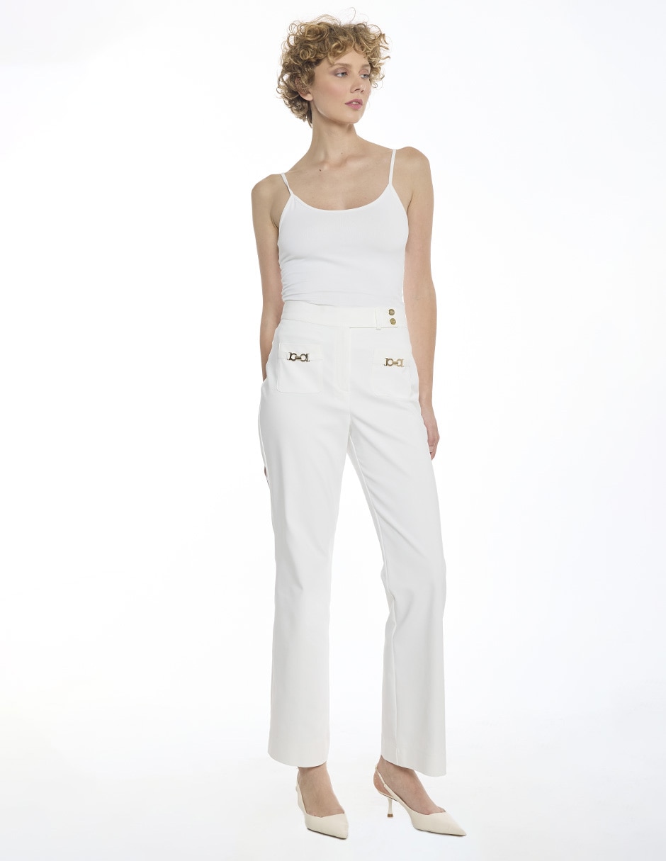 Pantalón de vestir regular para mujer 2