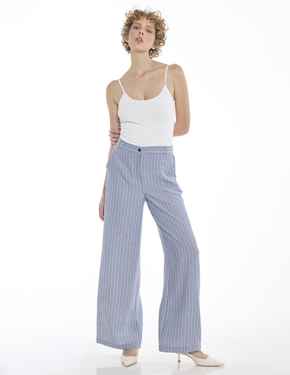 Pantalón de vestir relajado para mujer 2
