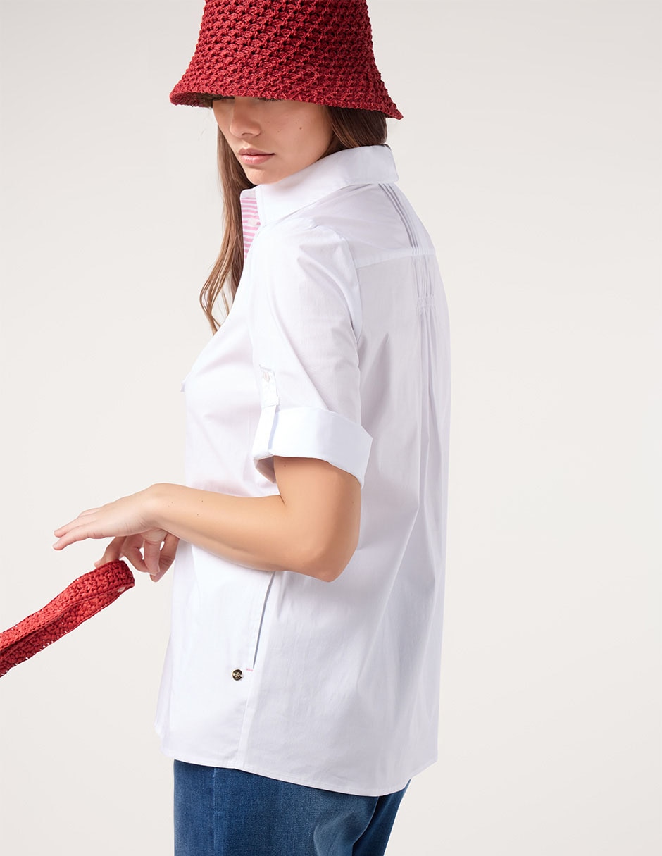 Blusa manga corta para mujer 3