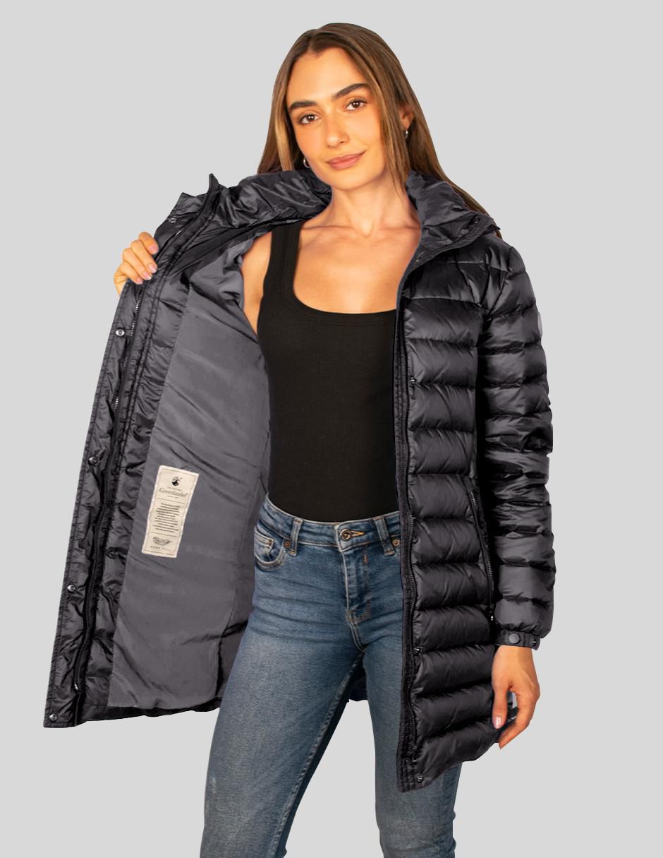 "chamarra" parka greenlander no impermeable "de" poliéster "para mujer"