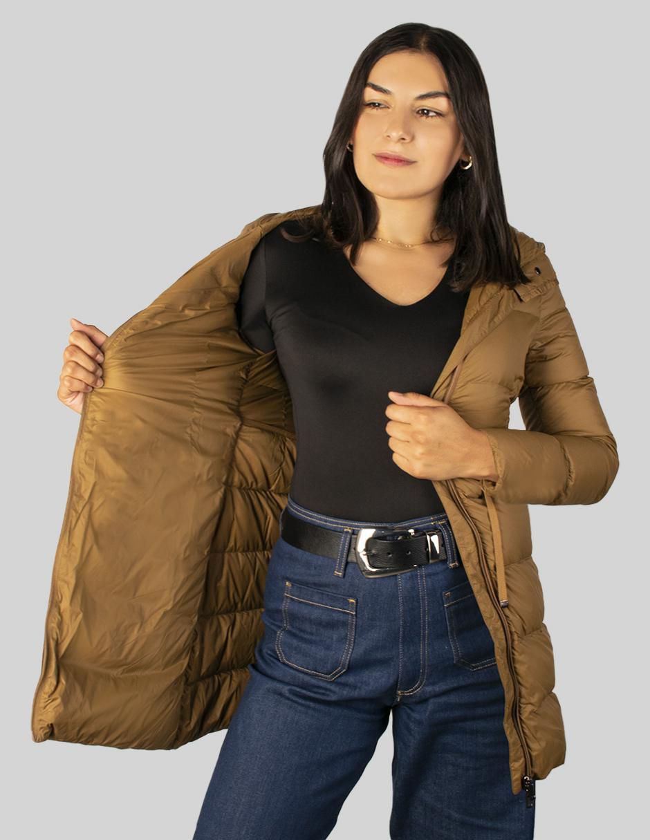 Chamarra acolchada greenlander para mujer