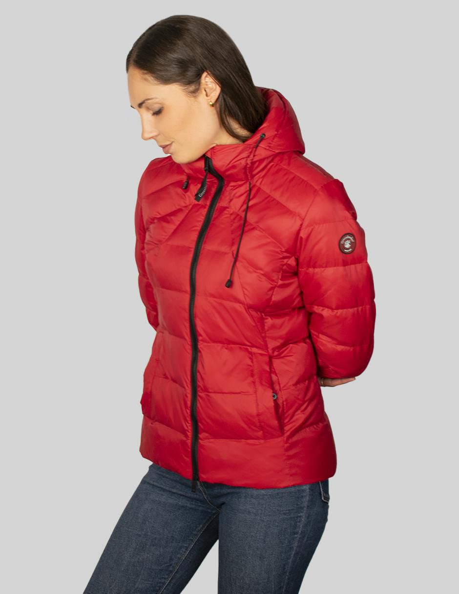 "chamarra" acolchada greenlander no impermeable "de" poliéster "para mujer"