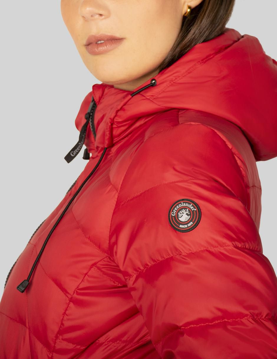 "chamarra" acolchada greenlander no impermeable "de" poliéster "para mujer"