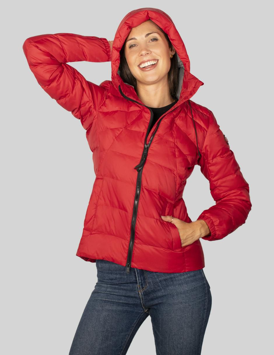 "chamarra" acolchada greenlander no impermeable "de" poliéster "para mujer"
