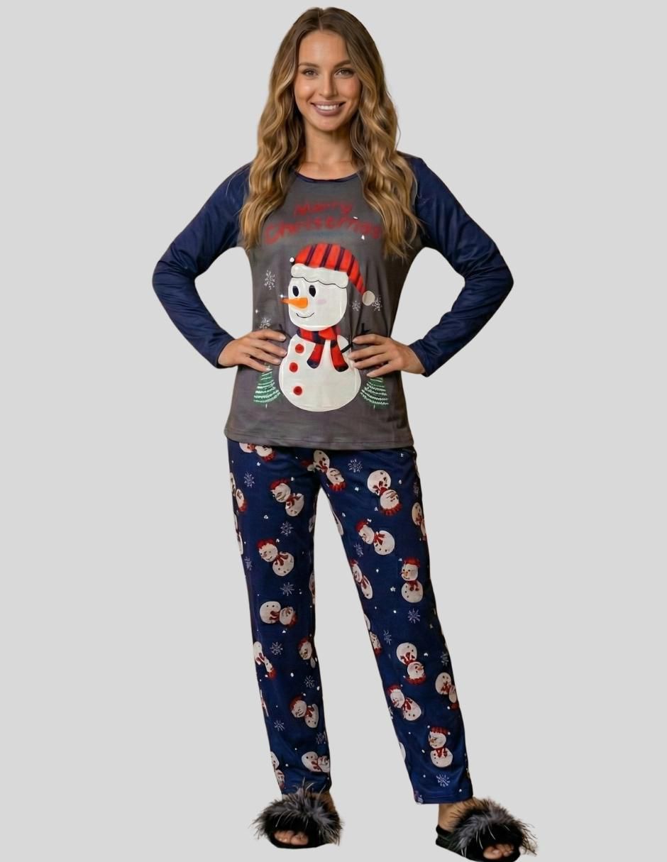 "conjunto pijama" malabis pijamas navideñas no aplica "para mujer"
