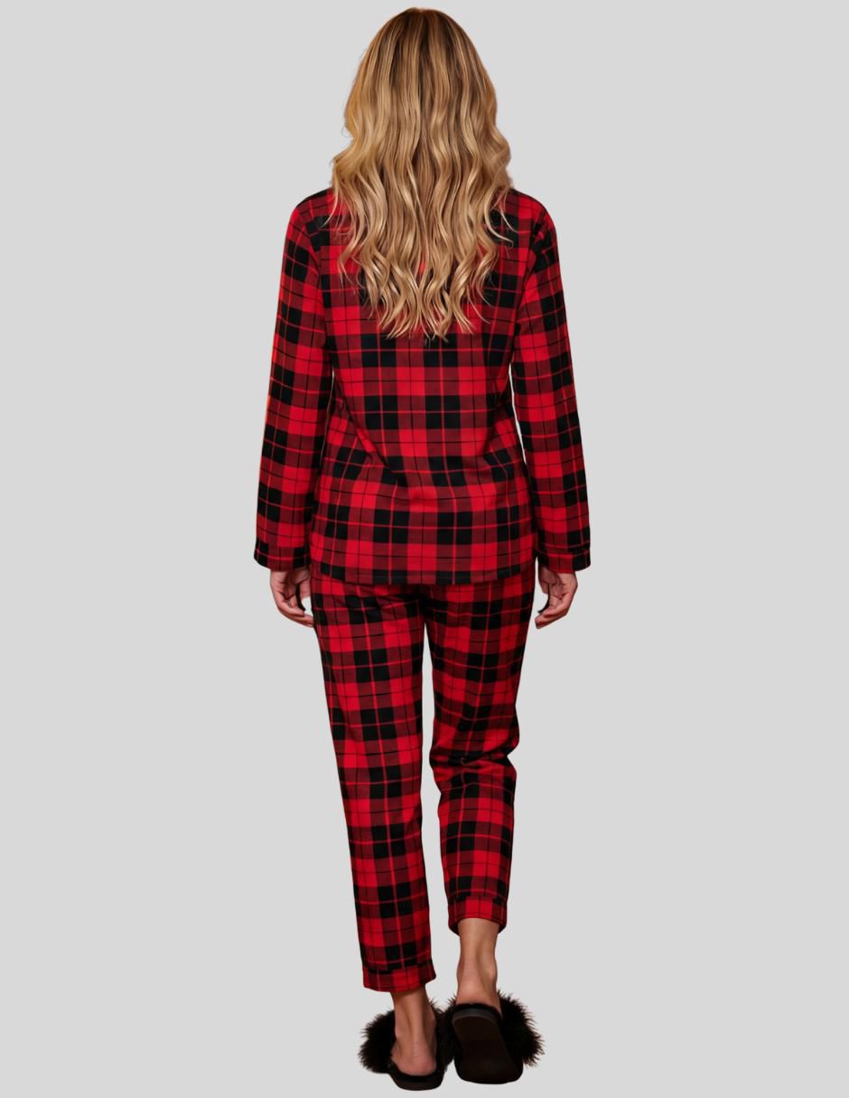 "conjunto pijama" malabis pijamas navideñas no aplica "para mujer"