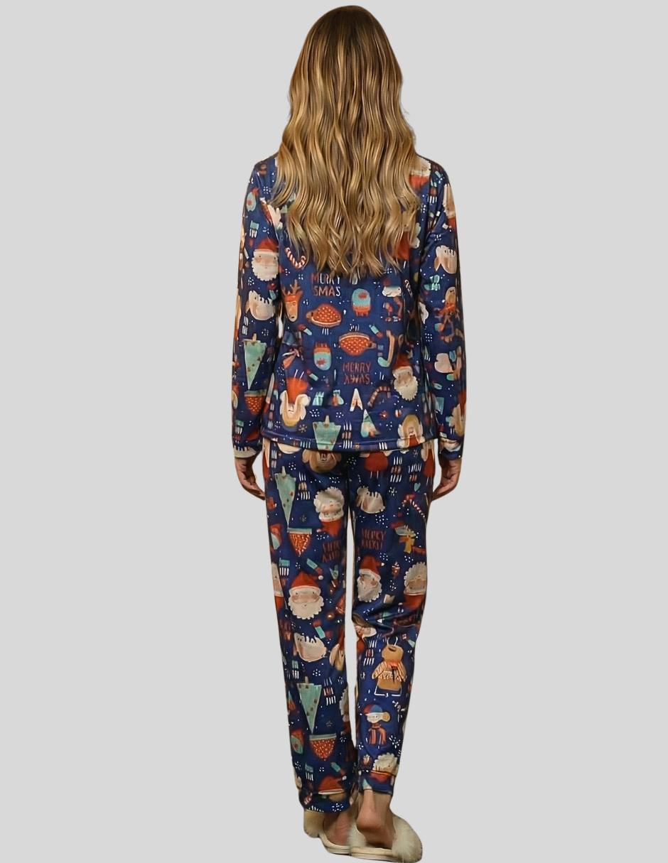 "conjunto pijama" malabis pijamas navideñas no aplica "para mujer"