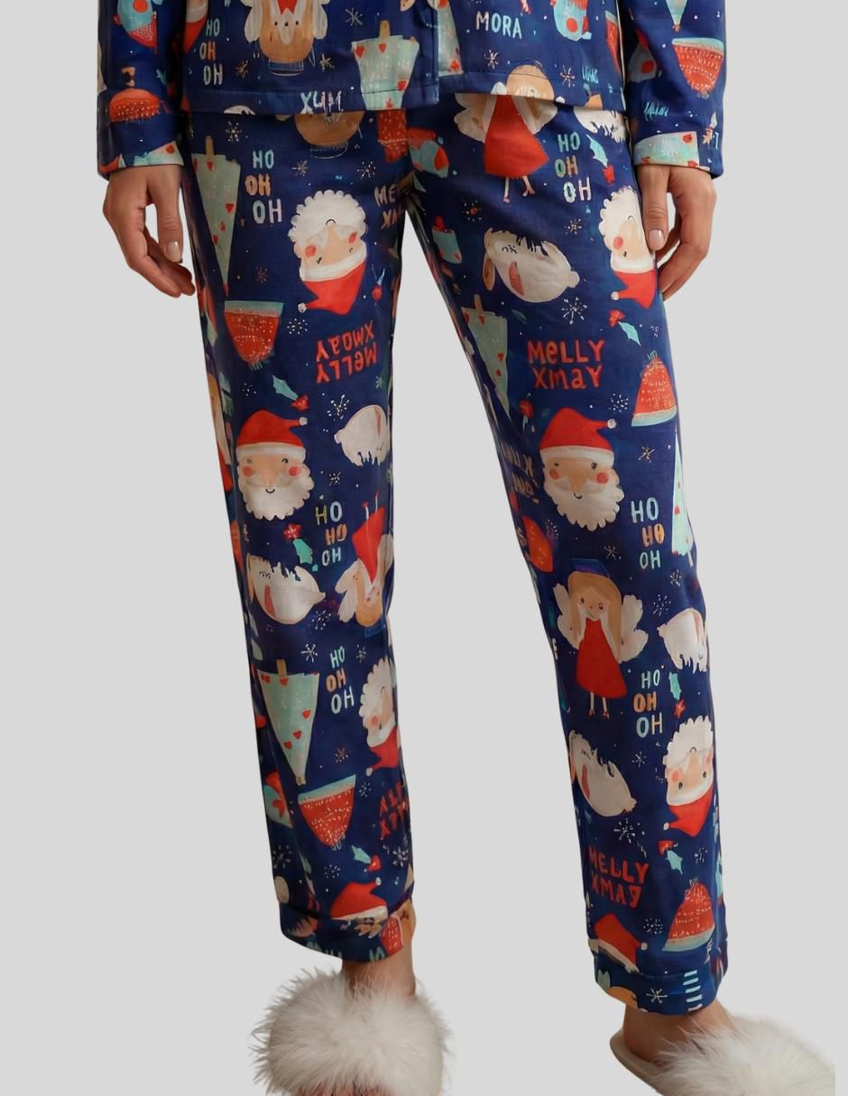 "conjunto pijama" malabis pijamas navideñas no aplica "para mujer"