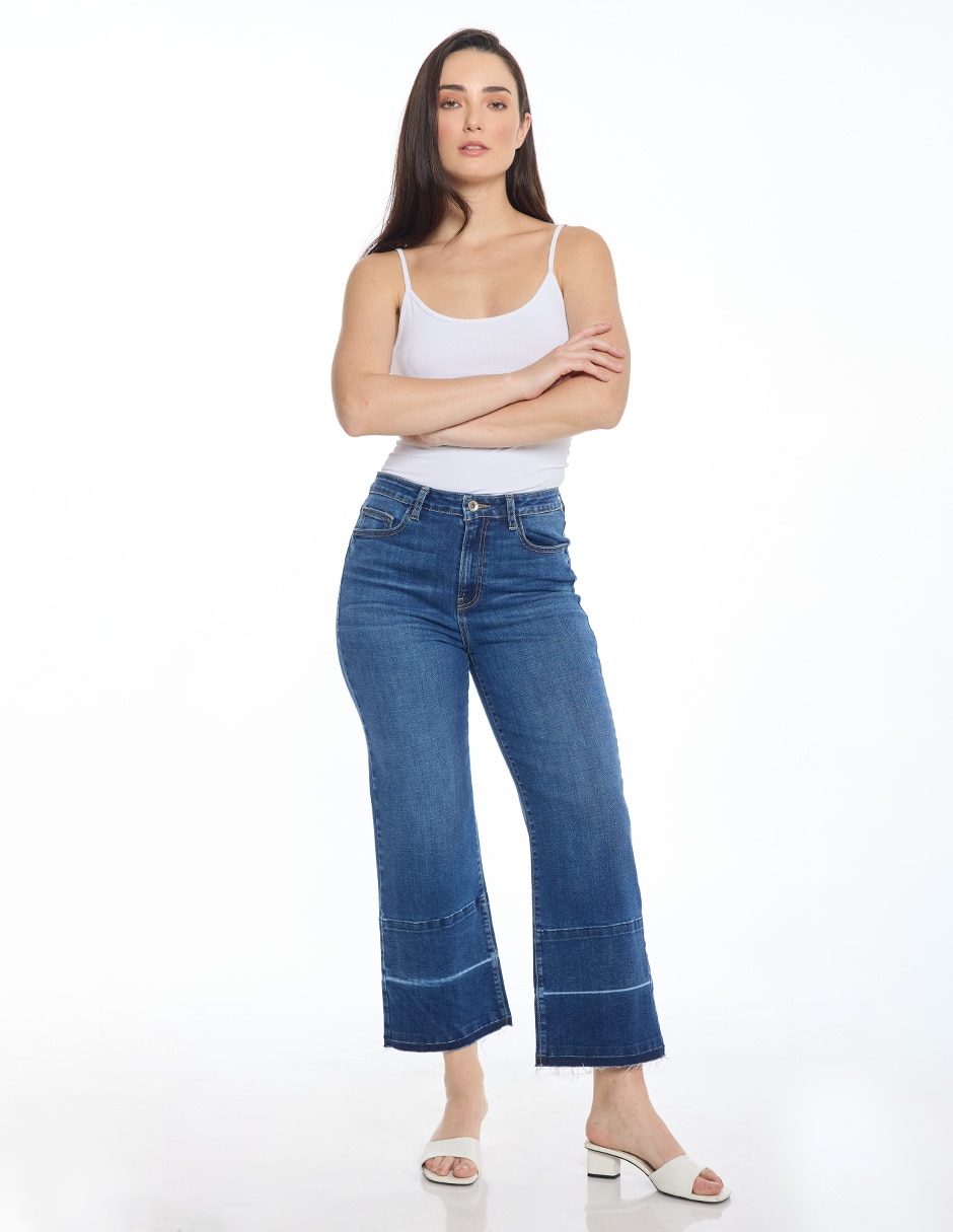 Jeans straight para mujer 2