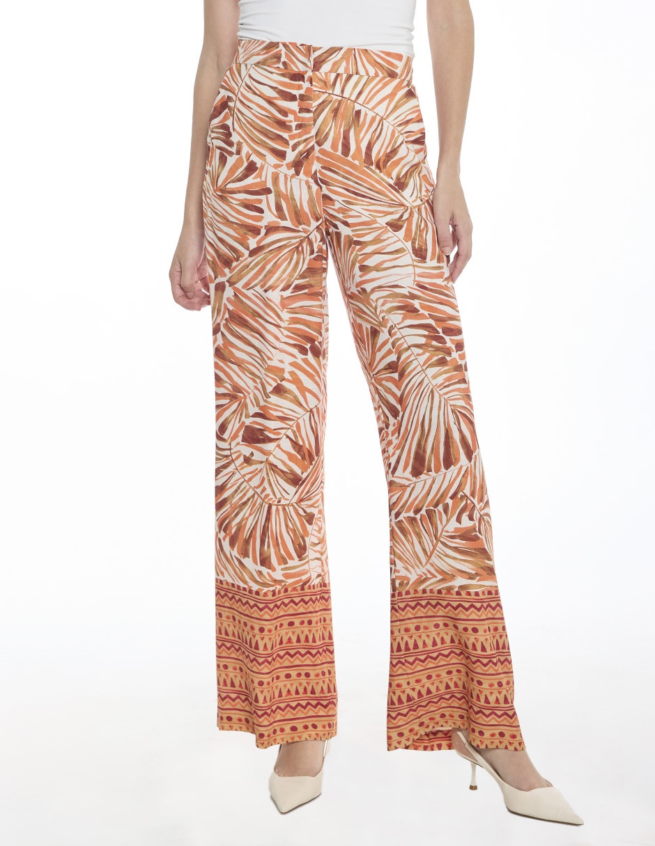 Pantalón de vestir amplio para mujer