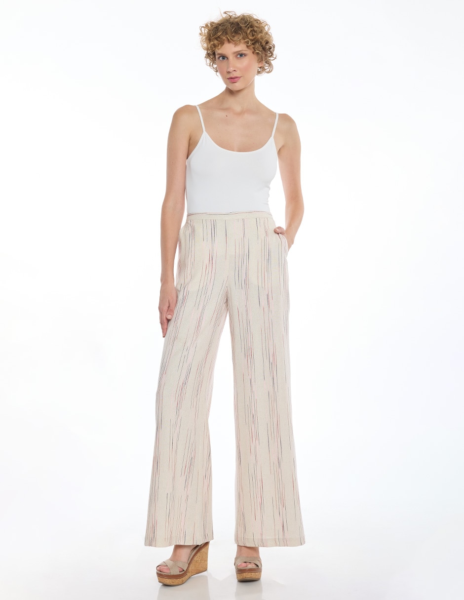 Pantalón de vestir amplio para mujer 2