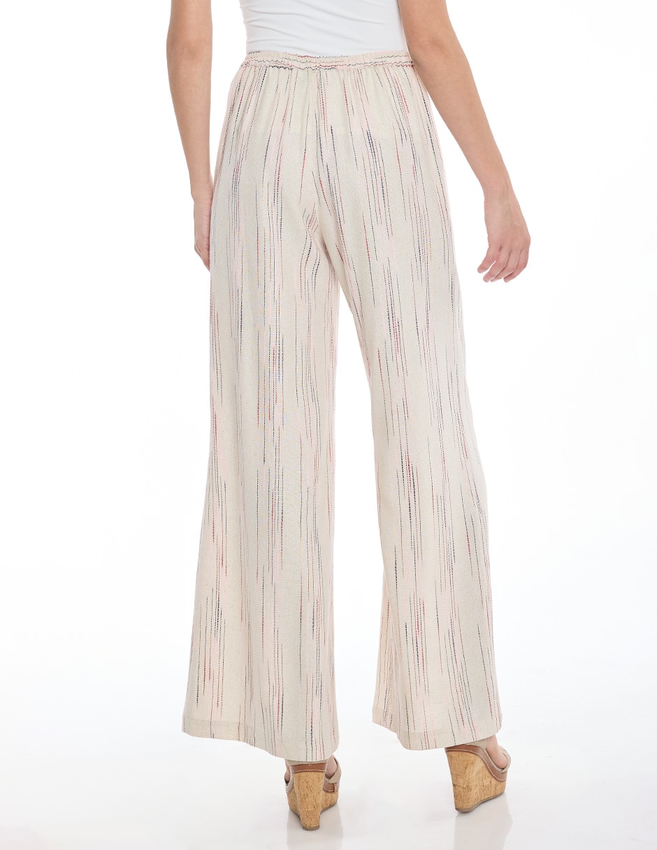 Pantalón de vestir amplio para mujer 4