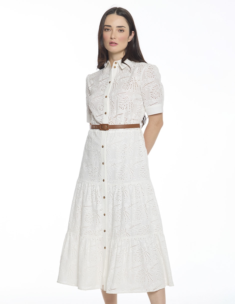 Vestido midi formal para mujer