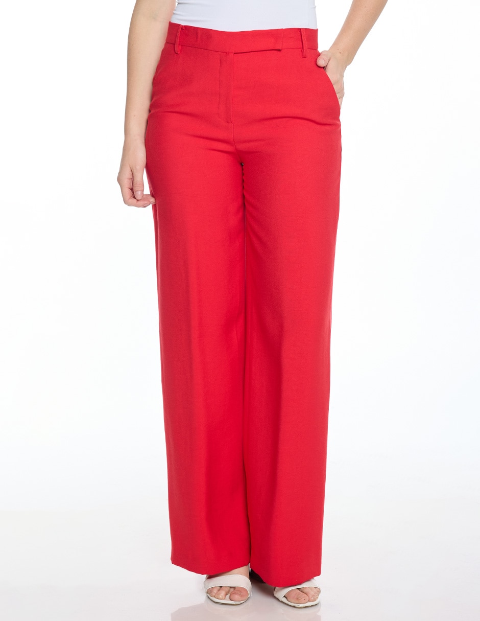 Pantalón de vestir amplio para mujer