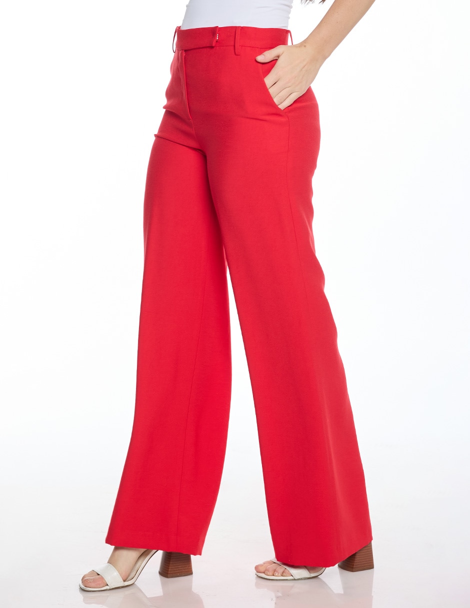 Pantalón de vestir amplio para mujer 3