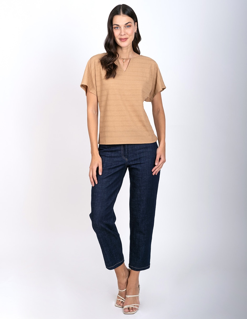 Blusa manga corta para mujer 2
