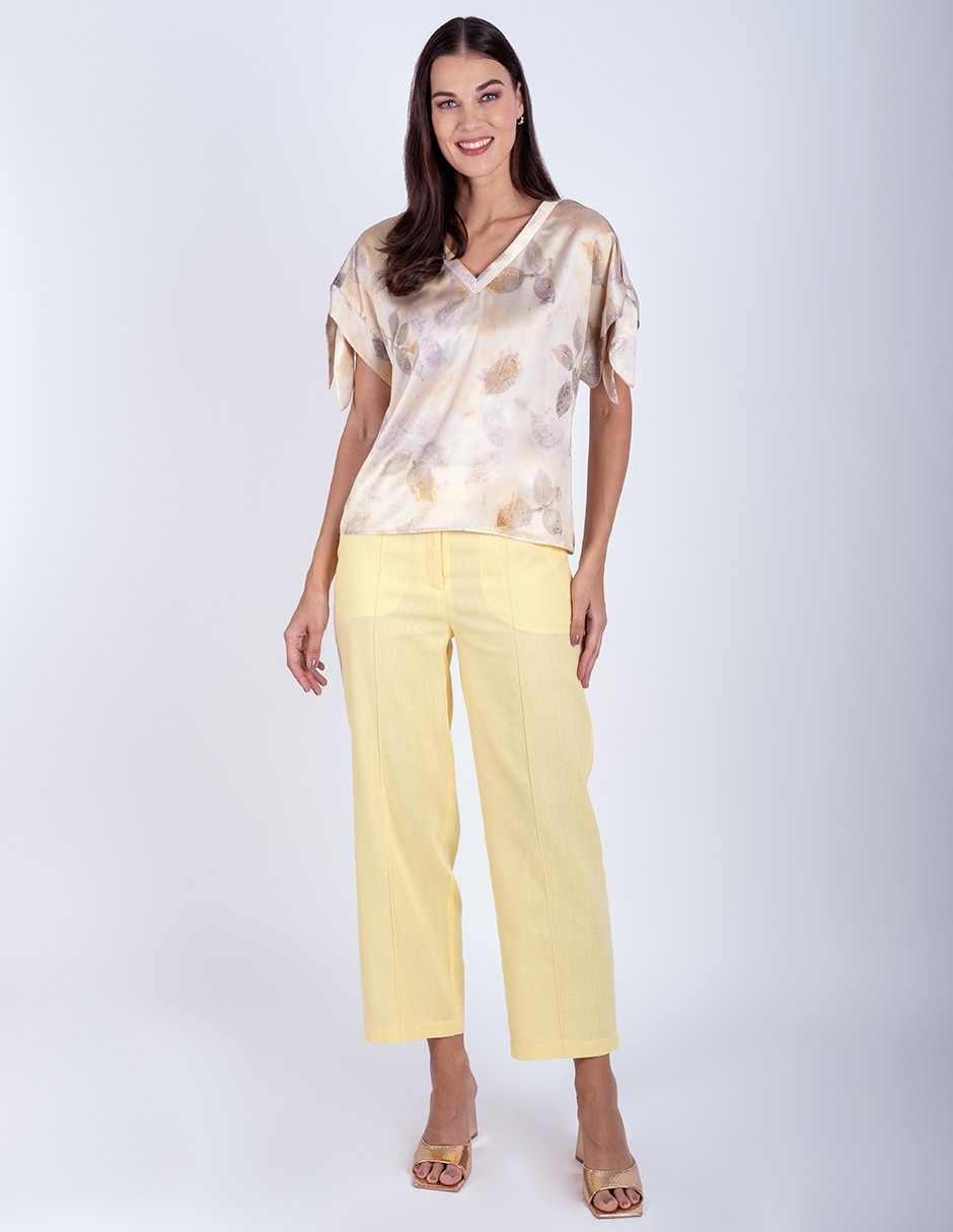Blusa manga corta para mujer 2