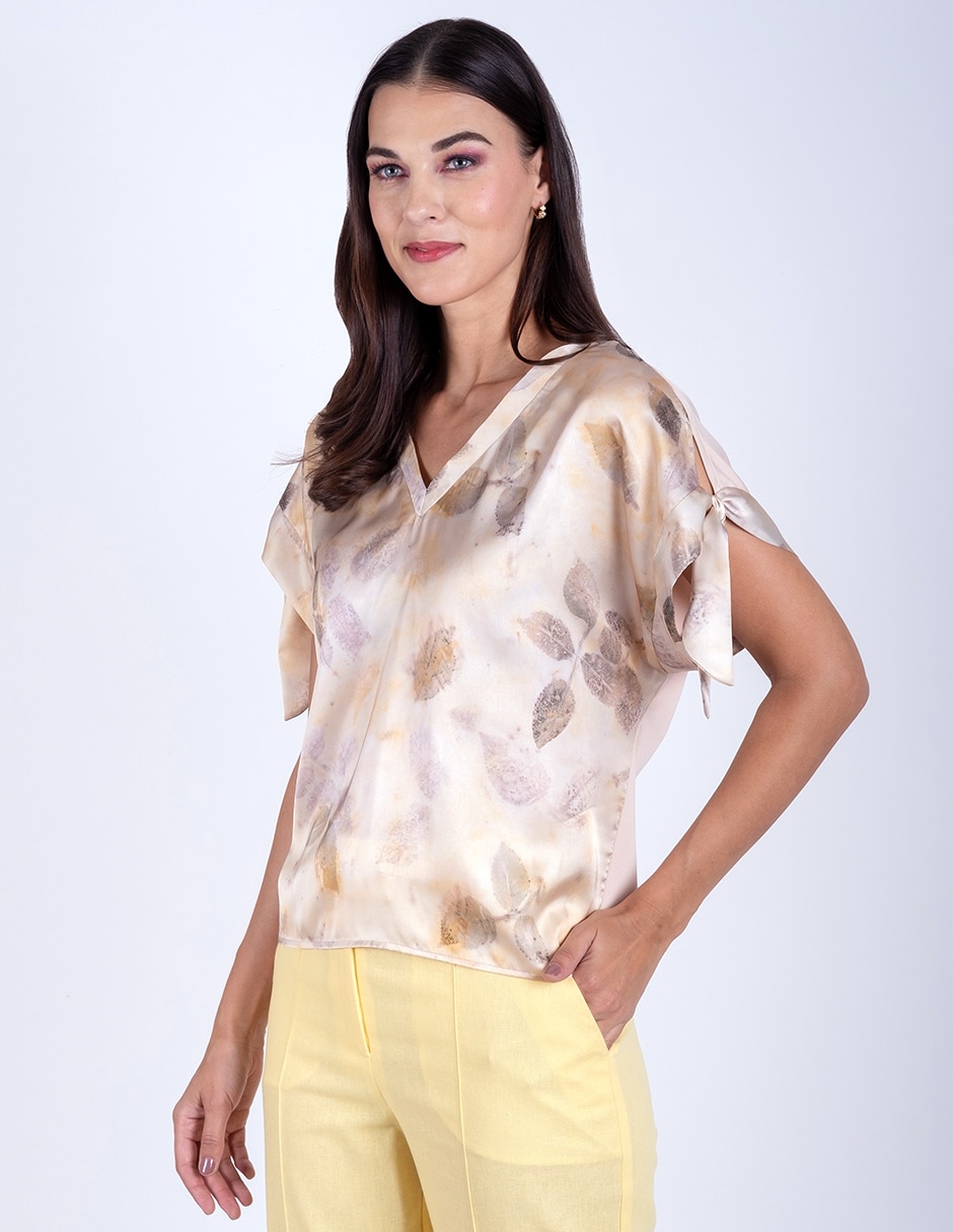 Blusa manga corta para mujer 3