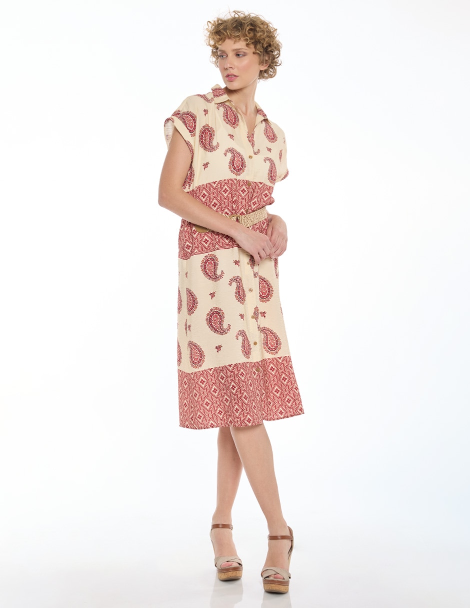 Vestido a la rodilla formal para mujer 2