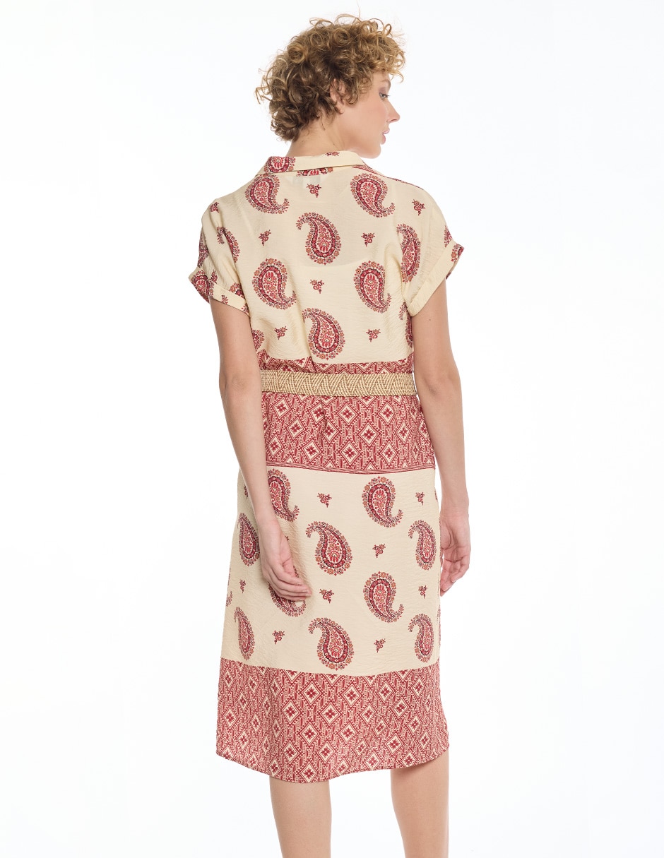 Vestido a la rodilla formal para mujer 4