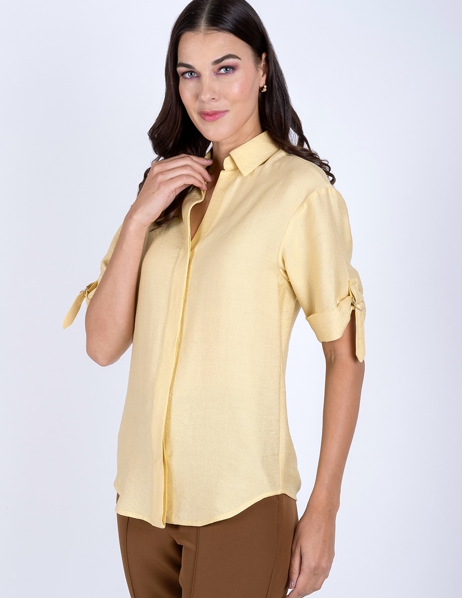 Blusa manga corta para mujer 3