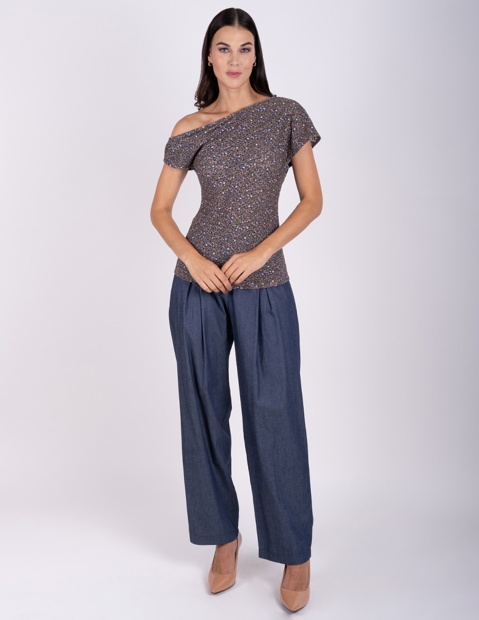 Blusa manga corta para mujer 2