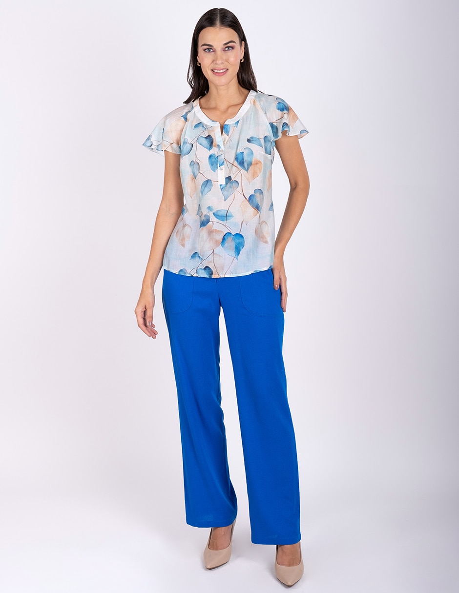 Blusa manga corta para mujer 2