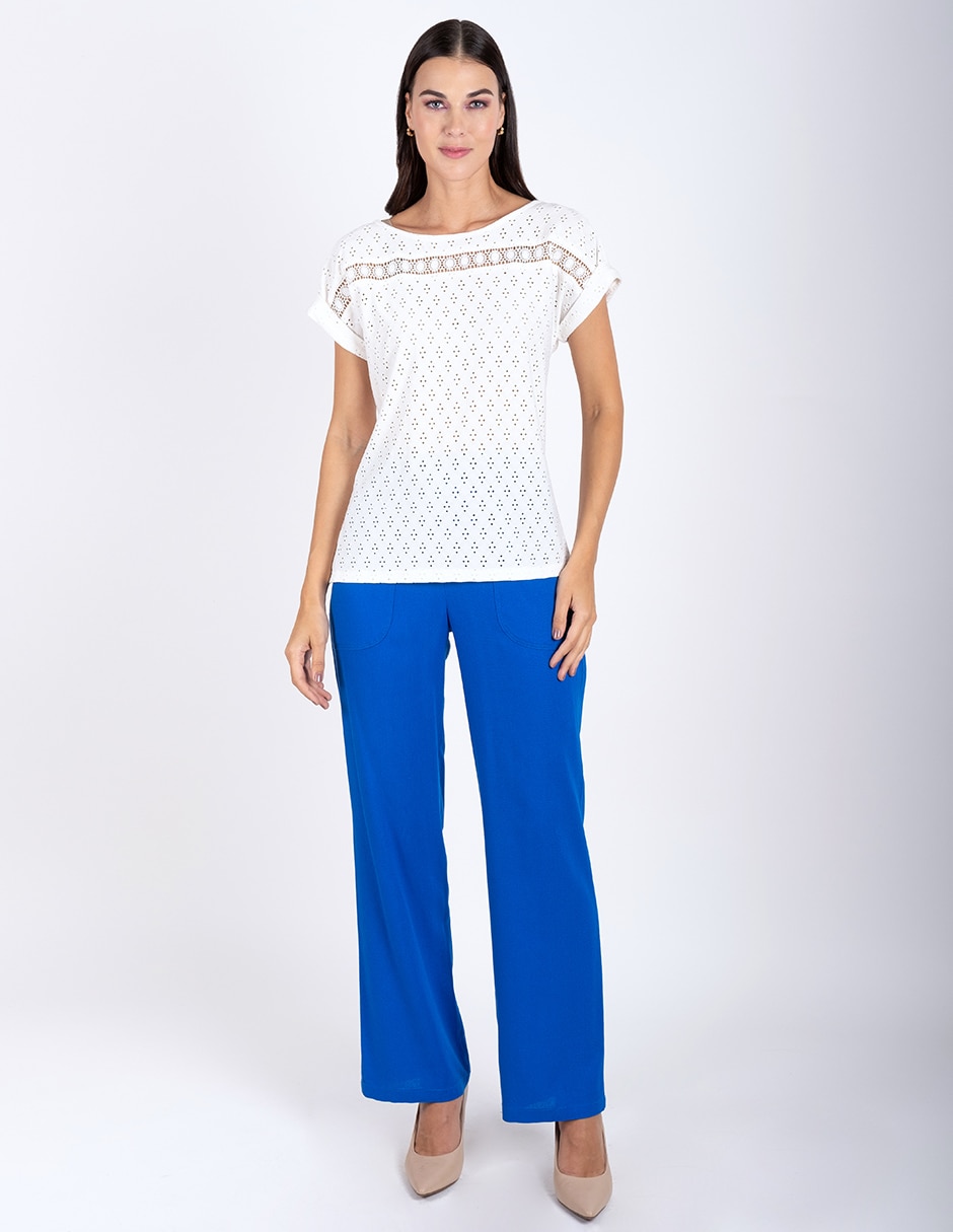 Blusa manga corta para mujer 2