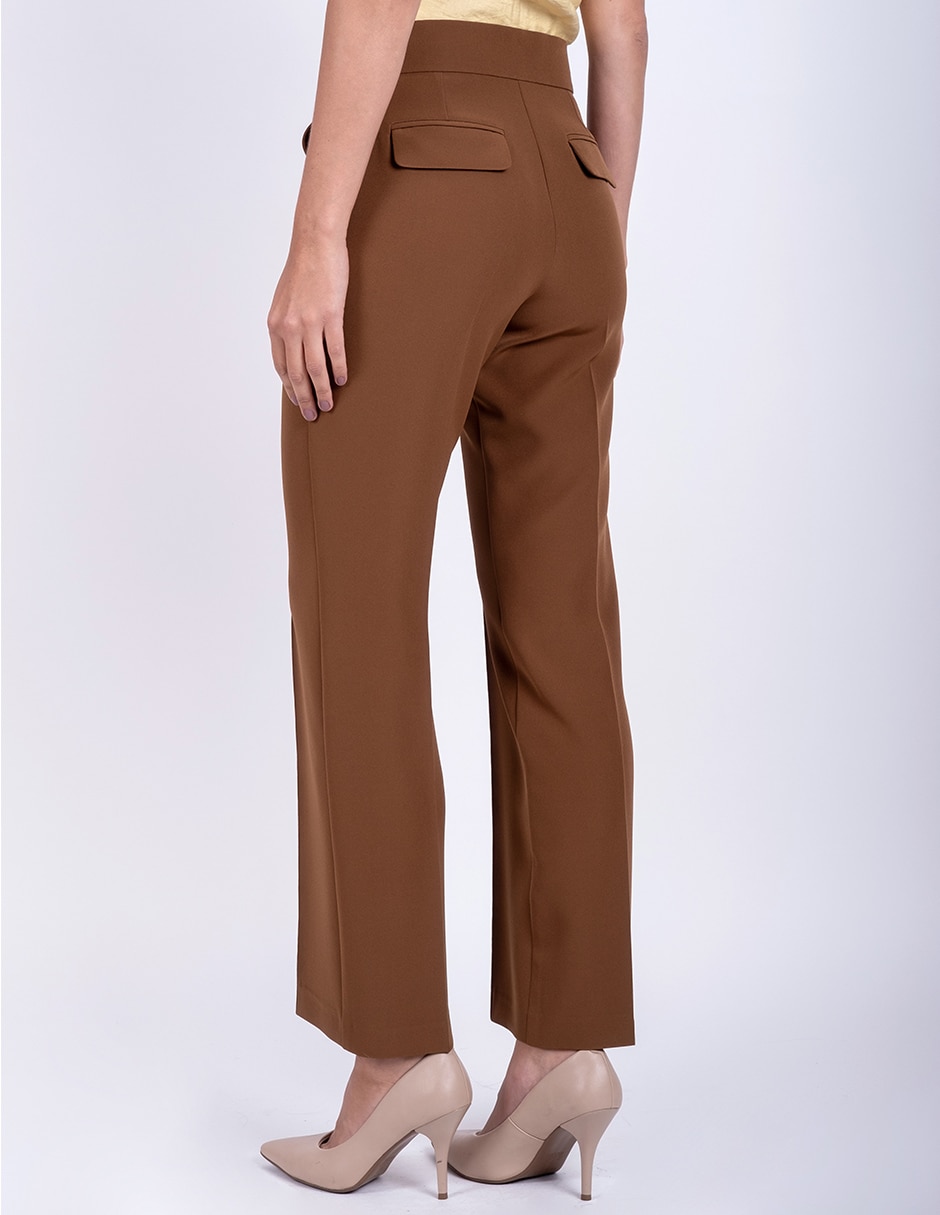 Pantalón de vestir straight para mujer 4