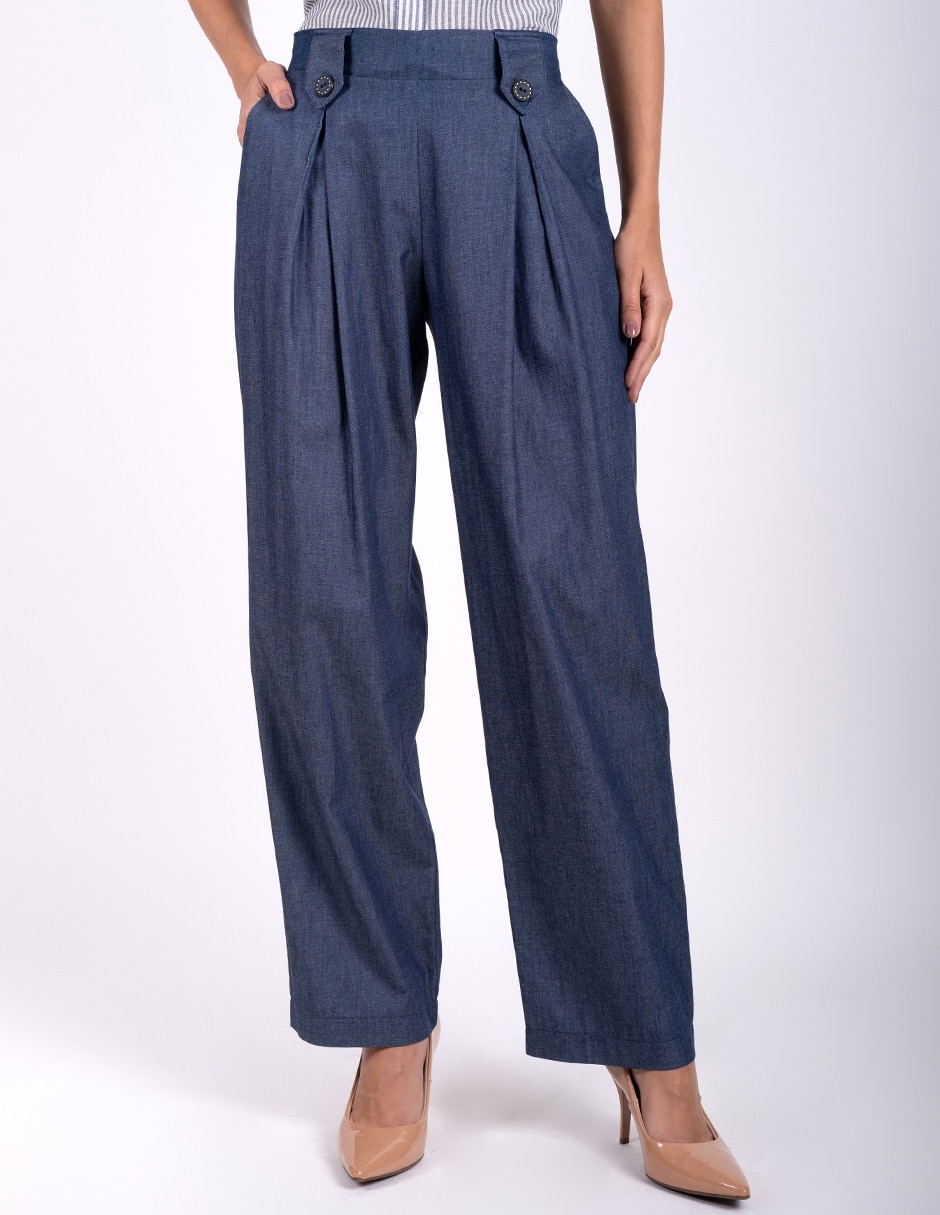 Pantalón amplio para mujer