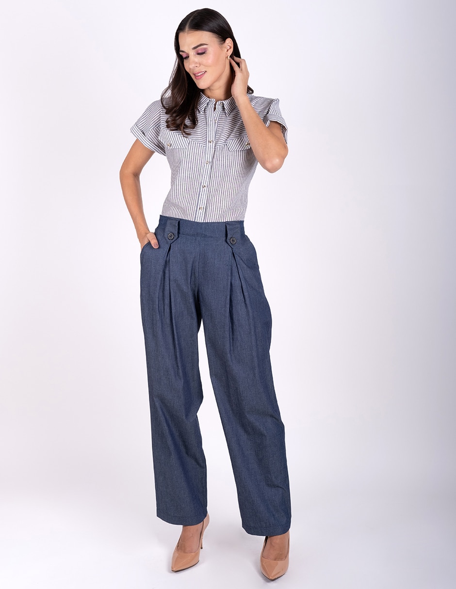 Pantalón amplio para mujer 2