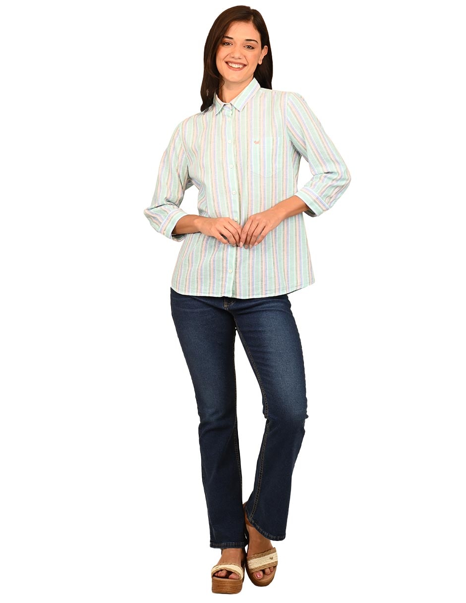 Blusa manga 3/4 para mujer 2