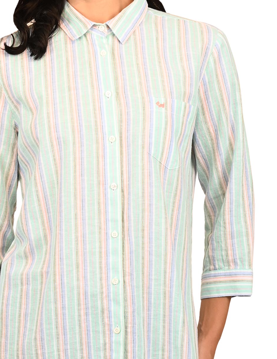 Blusa manga 3/4 para mujer 4