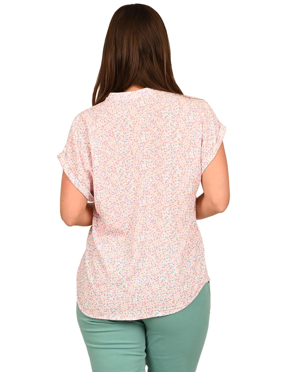 Blusa manga corta para mujer 3