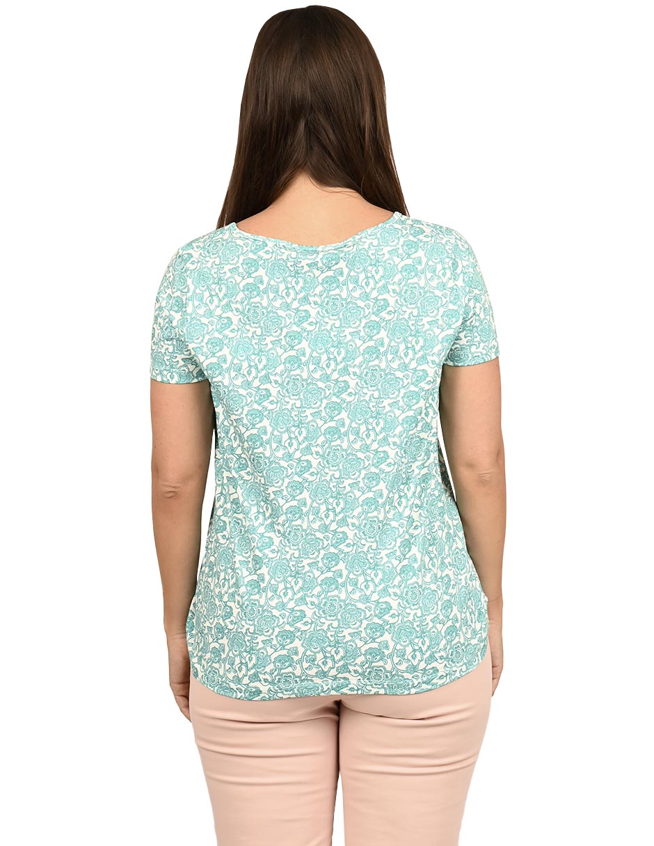 PLAYERA FERRIONI M28, CH, AZUL PIZARRA