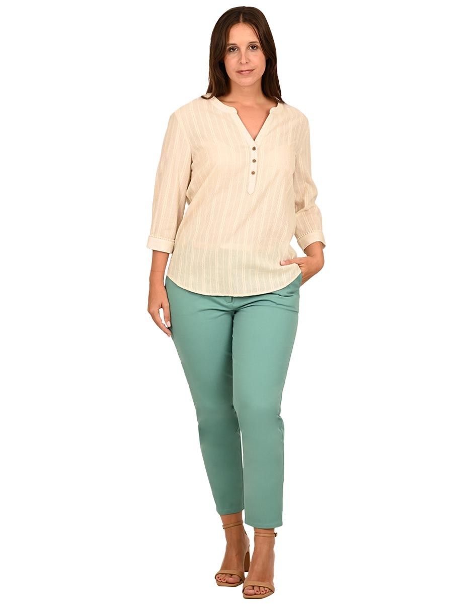 Blusa manga 3/4 para mujer 2