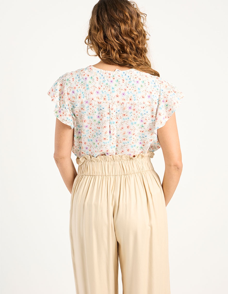 Blusa manga corta para mujer 6