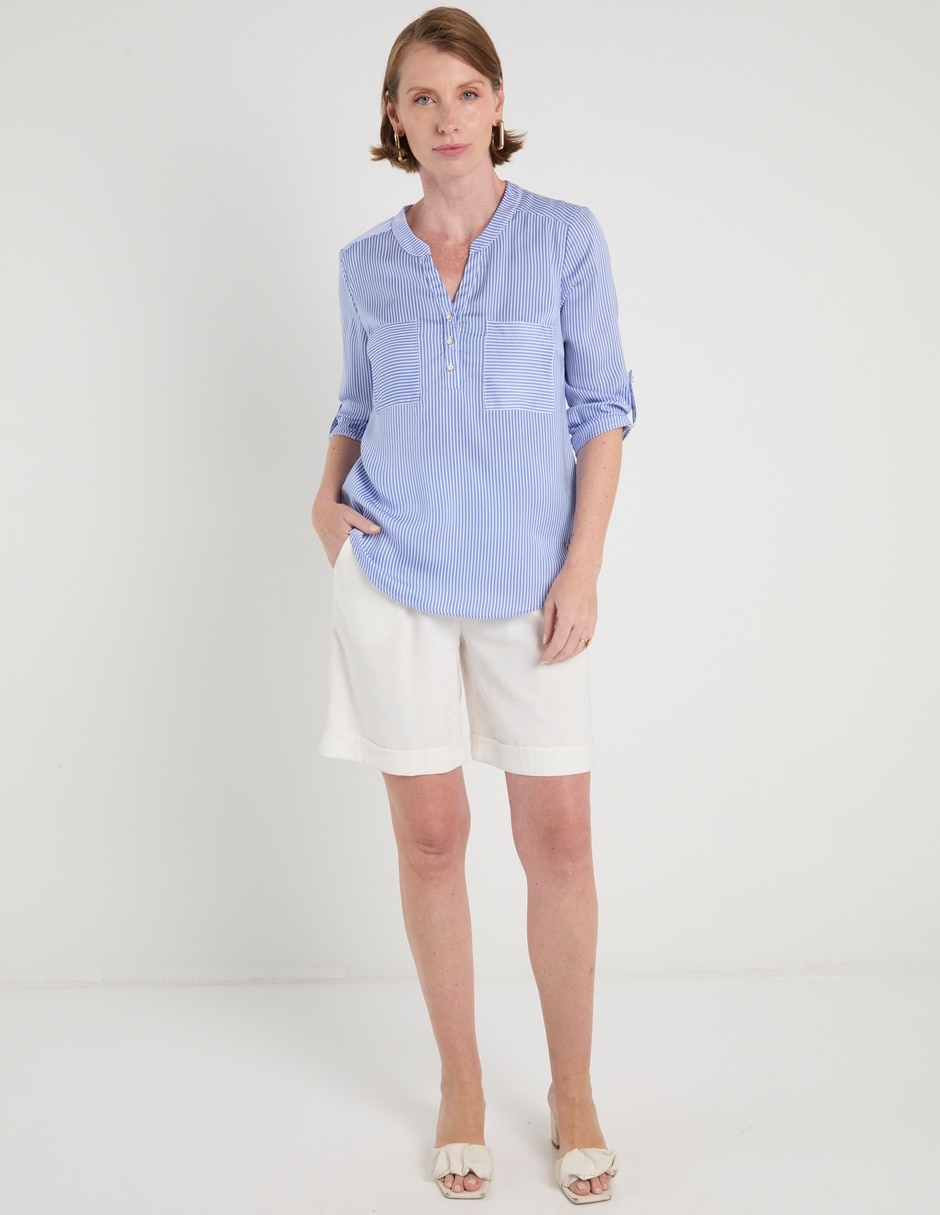 Blusa manga 3/4 para mujer 3